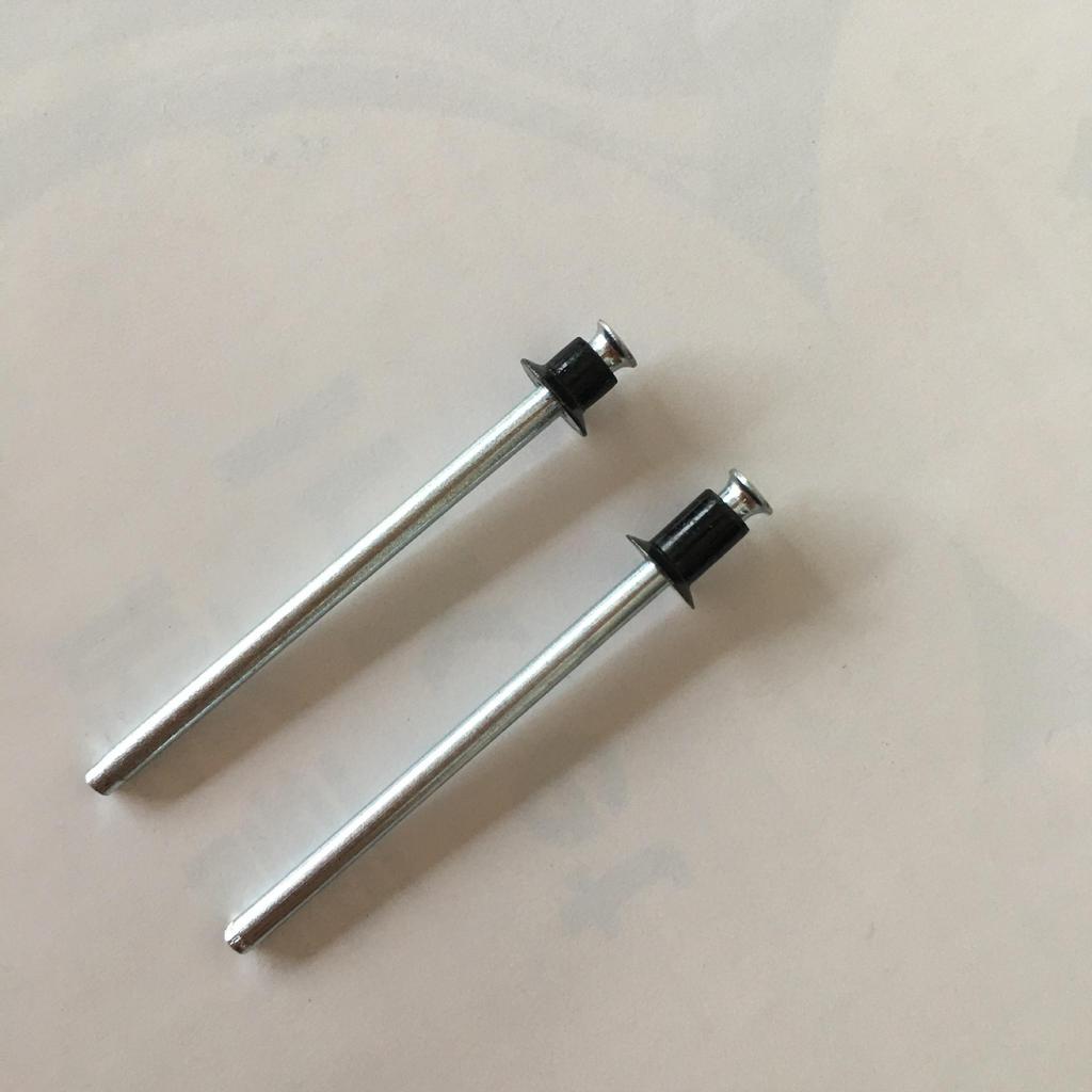 Gude Double-Sided Black Carbon Steel Countersunk Pop Rivets with Flying Head