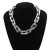 Punk Hip Hop Choker Chunky Chain Necklace Statement  Charm Jewelry