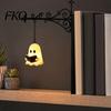 Gemütliche Leselampe Geist Bücherregal Nachtlicht, Laterne mit Schieb-Einsatzplatte, Dekorative Schreibtischlampe Vintage Eisen Warmes Dekor für Zuhause