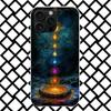 Yoga Chakra Spirituelle Energie Universum Handyhülle für iPhone 17 Air 16 16E 15 14 Plus 13 Mini 12 11 Pro Max 7 8 + SE 2020 Weich Co