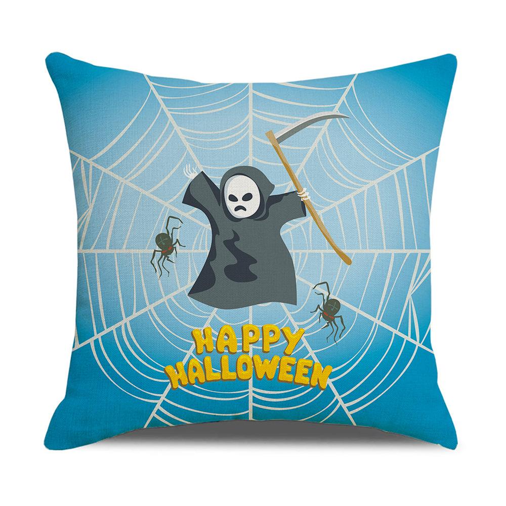 Halloween Pillowcase Spoof Pumpkin Living Room Sofa Linen Cushion Cover Bedroom Bedside Pillow