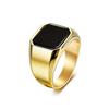 Ins Cold Style European and American Gemstone Ring Men's Literary Niche High-end Sense Index Finger Ring Hand Jewelry 2026