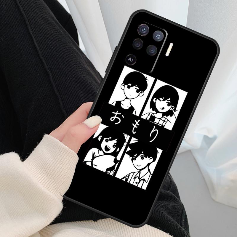 Omori Game Case For OPPO A54 A74 A94 A83 A91 A93 A5 A9 A31 A53 2020 A15 A52 A72 Find X5 X3 Pro Cover