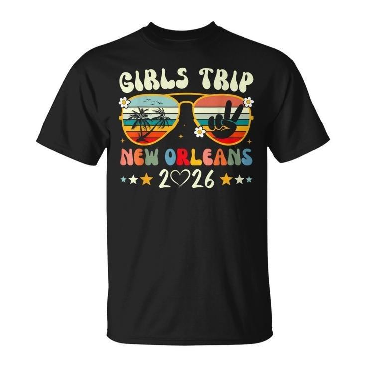 Girls Trip New Orleans 2026 Summer Weekend Vacation Matching T-Shirt