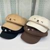 Cute New Age-reducing Bunny Embroidered Baseball Cap Women's Versatile Face Small Sunshade Cap Casual Octagonal Hat Tide