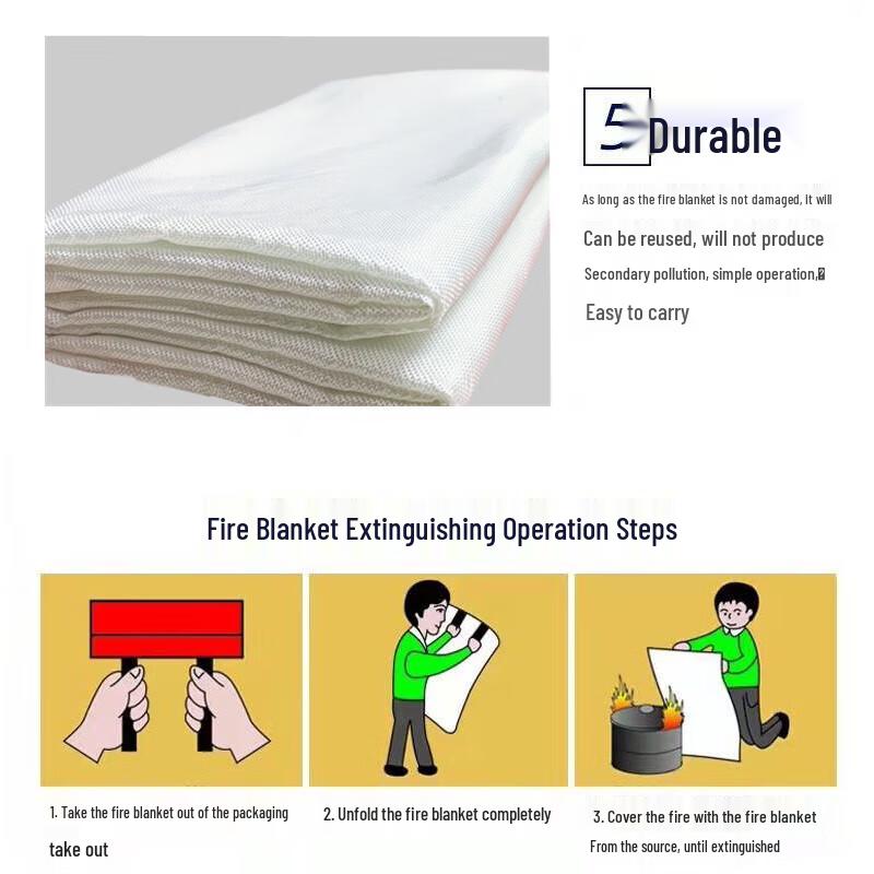 Leopard Defender Fiberglass Fire Blanket