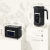 Touch Screen Kettle and Toaster Set - Black