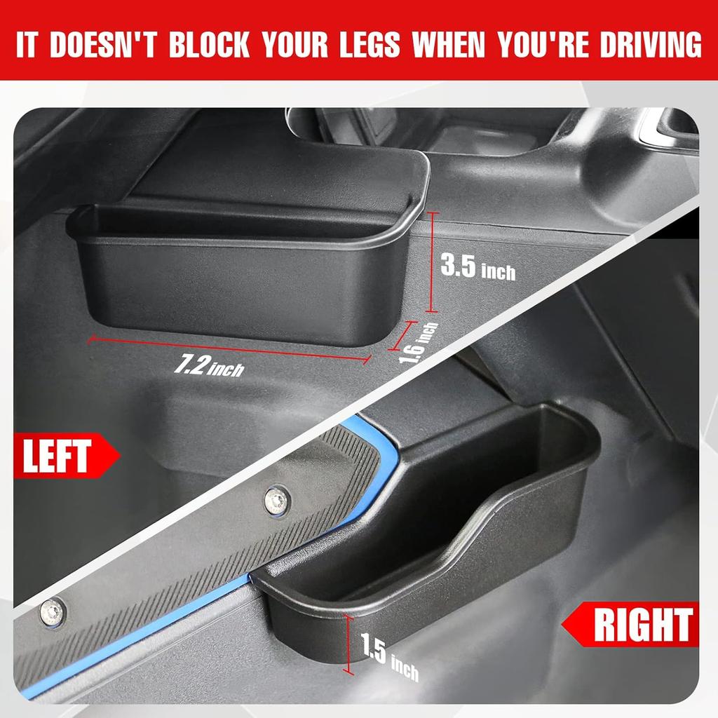 Mabett Center Console Shifter Storage Box Compatible With Ford Bronco    2024 2025, Organizer Gear Side Storage Tray For Bronco Accessories 2/4-Door,