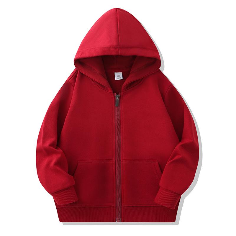 Kinder Kapuzenpullover Jungen Mädchen Kinder Sweatshirt Kleidung Kind Reißverschluss Kapuzenpullover Anpassen Kind Freizeitkleidung Oberbekleidung Kapuzenpulli Sportbekleidung