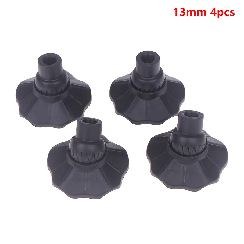 4Pcs 13Mm 15Mm 16Mm Camping Stool Leg Cap Plastic Non-Slip Outdoor Chair Foot Cover Adjustable Fishing Chair Leg Mat Accessory