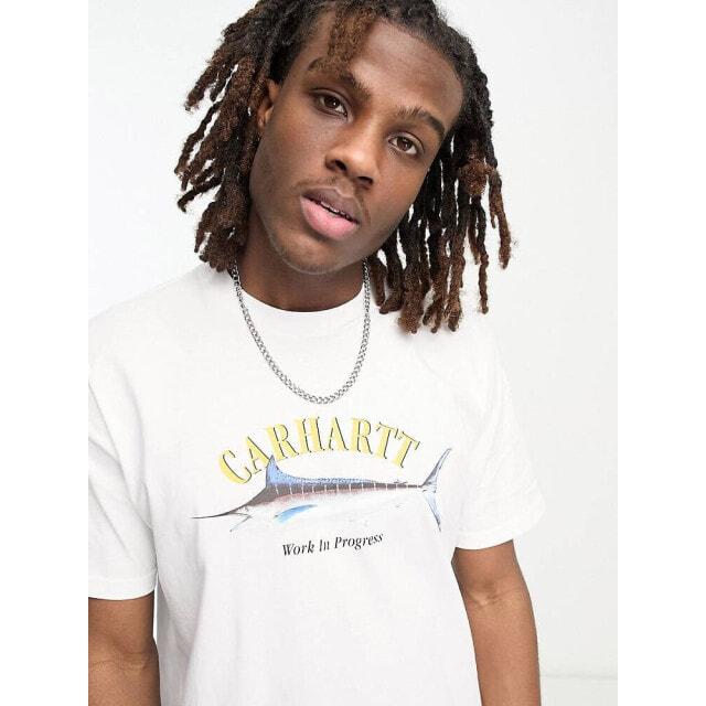 

Белая футболка Carhartt WIP Marlin