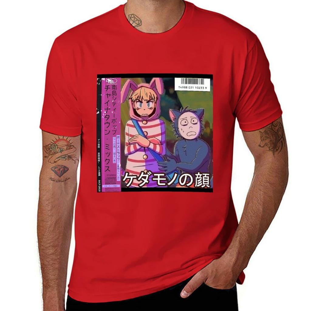 Vaporwave Anime Popee the Performer T-Shirt Plus Size Tops Hippie Clothes Quick-drying Summer Tops Men Clothings