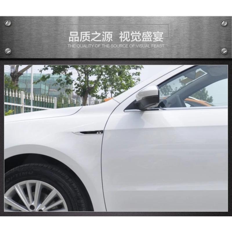 BPA1 2025 Hot New 3D Metal Side Wing Badge Emblem Fender for Volkswagen Golf 7 MK6 JETTA POLO Tiguan Accessories Car Styling Lu2