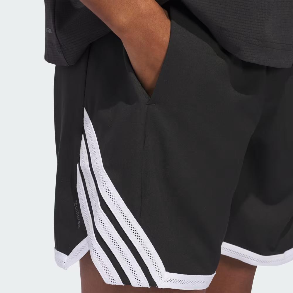 Adidas Crazy Lite Comfortable Soft Skin-Friendly Sports Basketball Shorts Women Shorts Black White JM7723