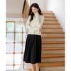 Mocana Women's Elegant Knit Cardigan & Mid-Length Dress Set