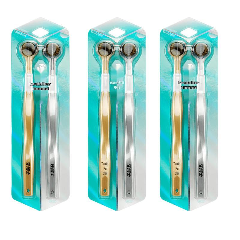Dr. Ya Gentle Clean Three-Sided Soft Toothbrushes (6-Pack)