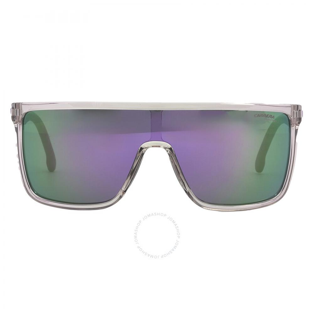 

Carrera Violet Green Shield Unisex Sunglasses CARRERA 8060 S 0SS7 TE 99