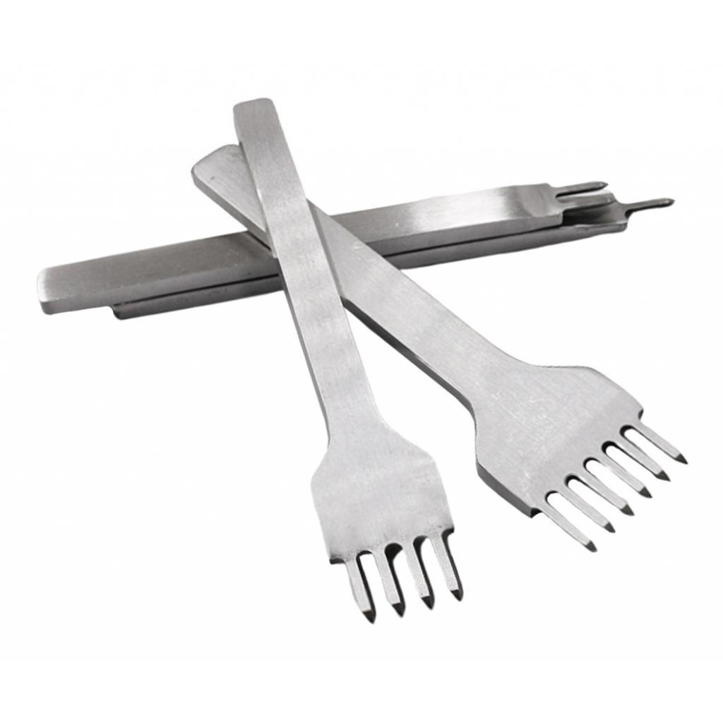 Pack of 4 3mm 4mm 5mm 6mm Leather Pricking Stitching Tools 1/2/4/6