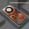 Custodia per telefono in vetro temperato a colori per console di gioco per Honor Magic 6 50 70 90 Lite X7b 200 Pro Nova 10 Nova 5T X6 P30 Pura 70 Ultra