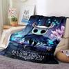 Hollow Knight Fashion Digital Printed Pattern Thin Blanket Flannel Blanket Portable Home Travel Office Lunch Break Blanket