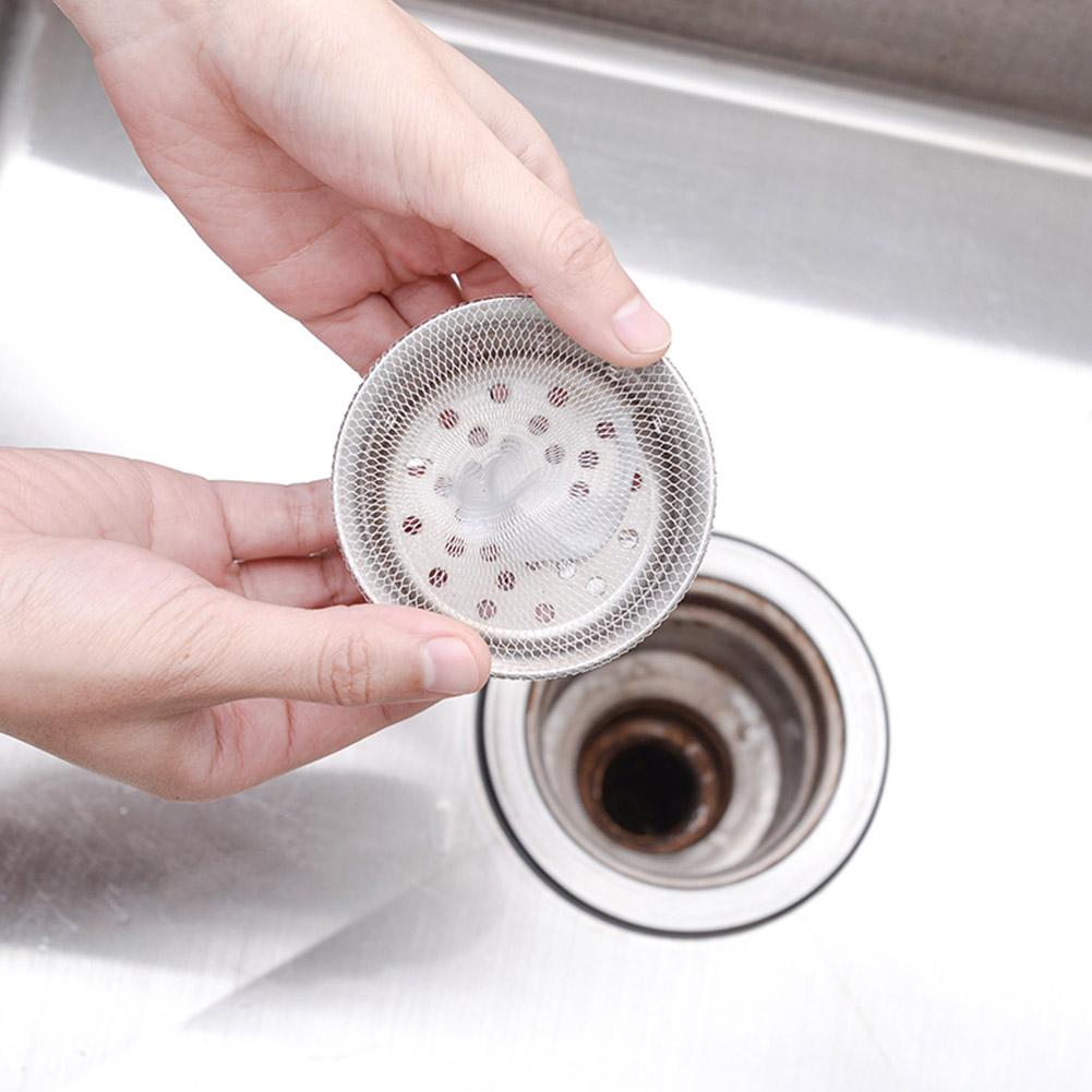 

100pcs set Kitchen Sink Drain Strainer Disposable Mesh Bag Residue Waste Filter Bags Catcher