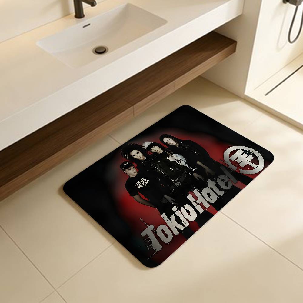 Hot Band T-Tokio H-Hotel Floor Mat INS Style Soft Bedroom Floor House Laundry Room Mat Anti-skid Household Carpets