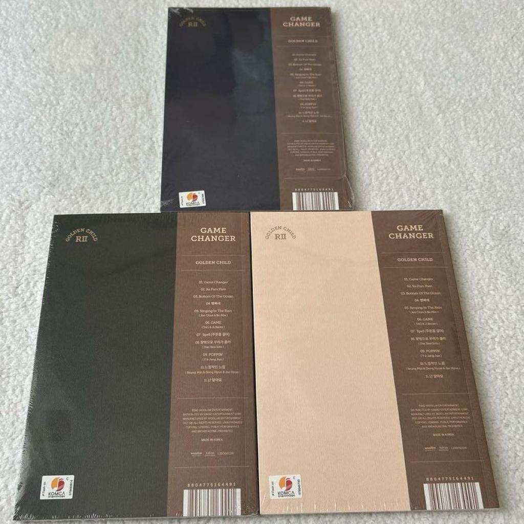 [USED] GOLDEN CHILD GAME CHANGER Album Trading Card