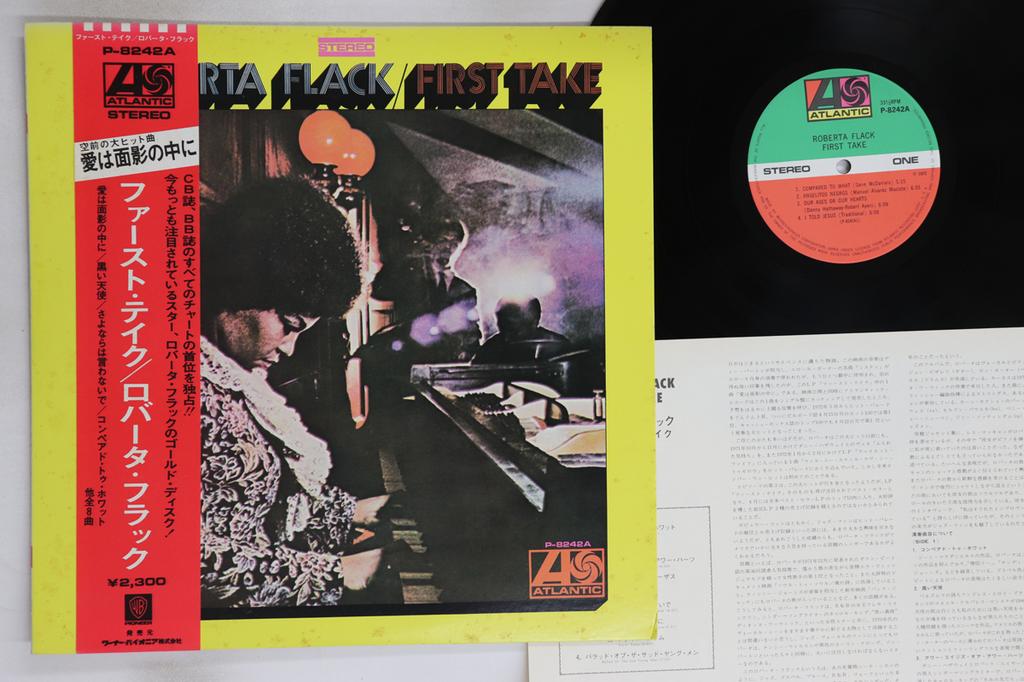 LP Record ROBERTA FLACK - First Take P8242A ATLANTIC 1972 Japan Obi Soul/Funk Used