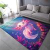 Multiple sizes Pink aquatic creature, ocean Print Carpet Rug for Living Room Bedroom Sofa Doormat Home Decor Non-slip Floor Mat