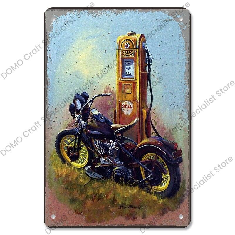 Vintage Motocross Poster Metal Tin Signs  Motorcycle Grand Prix Metal Plaque Retro Wall Decor for Garage Moto Club Man Cave