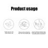 1 Pair Silicone Nipple Covers, Women's Reusable Adhesive Nipple Pasties, Round Breast Petals, Invisible Ultra Thin Sticky Bra
