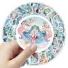 2025 100pcs Hatsune Miku Stickers Pack Waterproof Phone Case Cartoon Journaling Stationery Kawaii Packaging Cute Laptop Skin