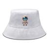 Astronaut Print Autumn Bucket Hats Polyester Bucket Hats Man Hip Hop Bucket Hat Ideal Choice For Gifts Bob Homme