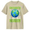 Oversized TShirt On Earth As It Is In Heaven Cotton TShirts Novelty Tshirt for Unisex Summer Y2K Casual Short Sleeve Clothing