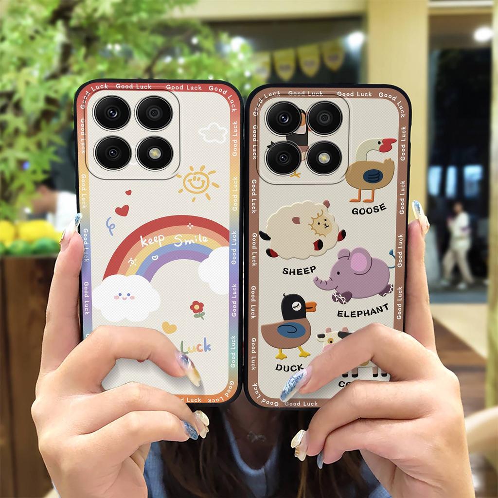 Hülle Modedesign Handyhülle Für Honor X8a 4G Wasserdicht Weiche Hülle Cartoon Stoßfest Staubdicht Vollständiger Schutz