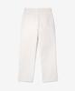 Noa (U) Brushed Cotton Pleated Jeans Natural