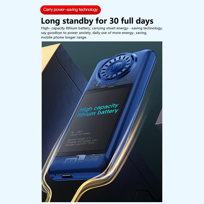 i33(H11) Button phone LTE 4G 2.4 inch 1500mAh alarm clock music player flashlight Dual SIM 2G feature phone