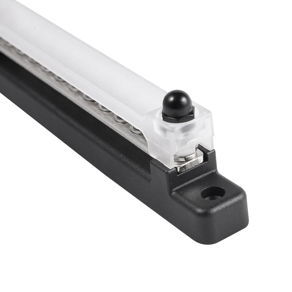 12 Klemmen 130A 150A Verdeelblok & Deksel voor Auto Boot Marine Stroomverdeling Klemmenblok M4 12 Schroeven + M6 2