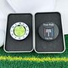 Golf Green Reader with Iron Box Magnetic Ball Marker High Precision Level Aid