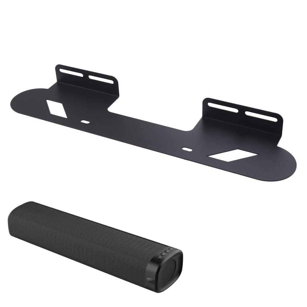 Space Saving Wall Mount Bracket Carbon Steel Soundbar Wall Mount Storage Rack Under TV Sound