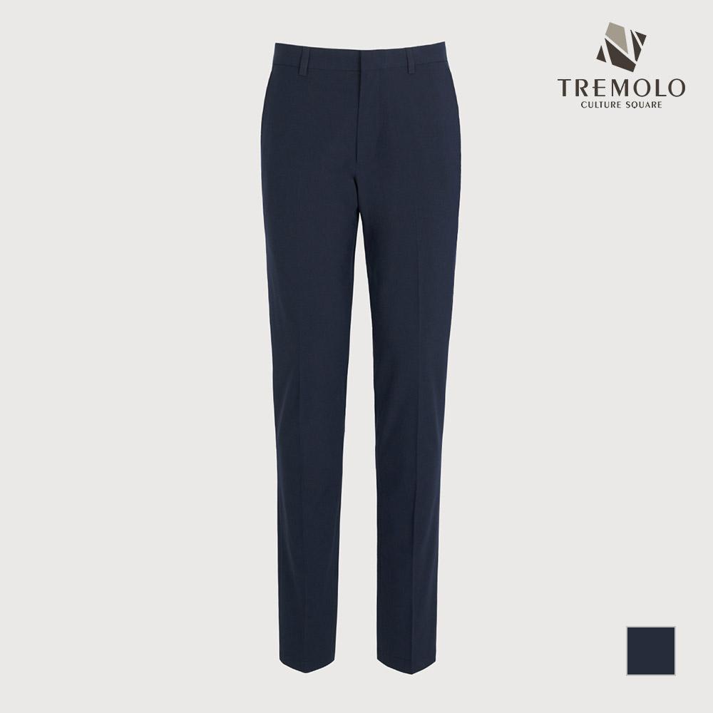 TREMOLO Poly Spandex Navy Pants_Trndlym3441