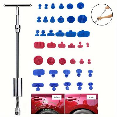 Automatisches Blechdellen-Reparaturwerkzeug 2 in 1 - Gleithammer-Abzieher Karosseriereparaturwerkzeug für Fahrzeug Auto Auto Universelles Auto-Dellenreparaturwerkzeug