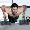 2Pcs Push Up Bars Non-Slip Design Strong Load-bearing Muscle Training Push Up Brackets Fitness Bodybuilding Equipment