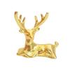 1 Piece Elk Statue Art Decoration Scandinavian Christmas Reindeer Home Crafts Vintage Gold Table Decoration Holiday Gift