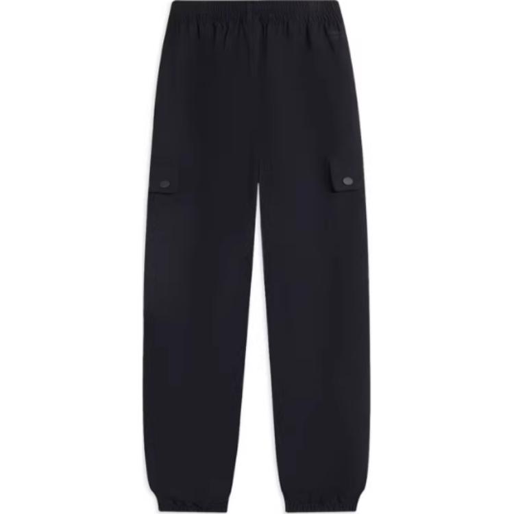 Li-Ning Loose Fit Jogger Fashion Casual Sports Cargo Pants Women Bottoms Black AYKS984-3