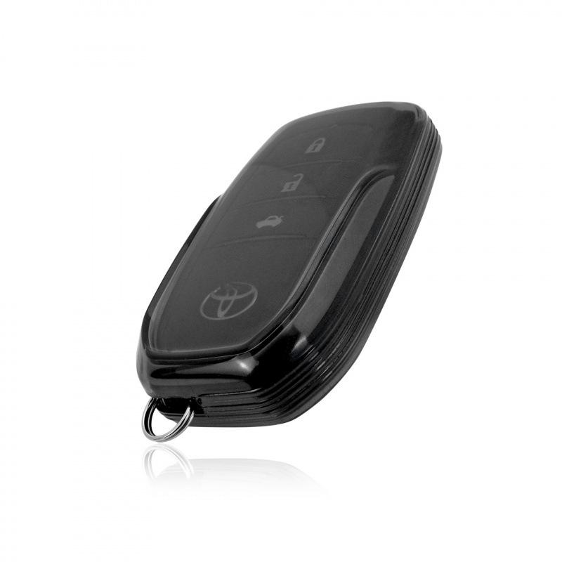 Transparent Full Coverage Key Case for Toyota Corolla, Camry, Crown, RAV4