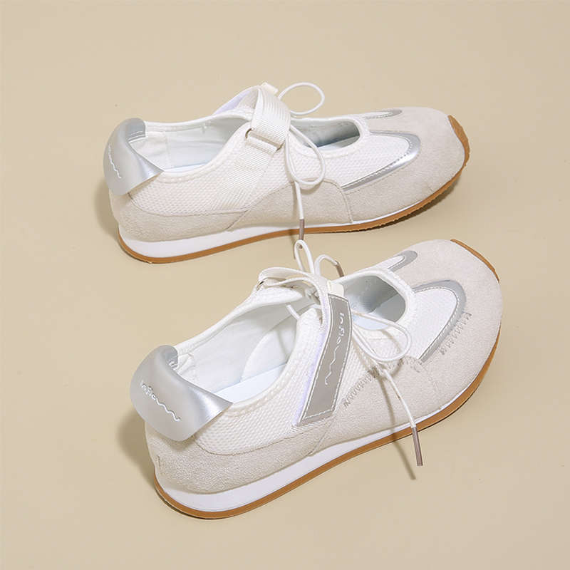 Ugly Cute Sports Function Style Ballet Training Shoes Women's 2025 Summer Mesh Breathable Mary Jane Sandals Casual Shoes