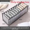 Underwear Drawer Organizer With Multicompartment Nylon Storage For Bedroom Use