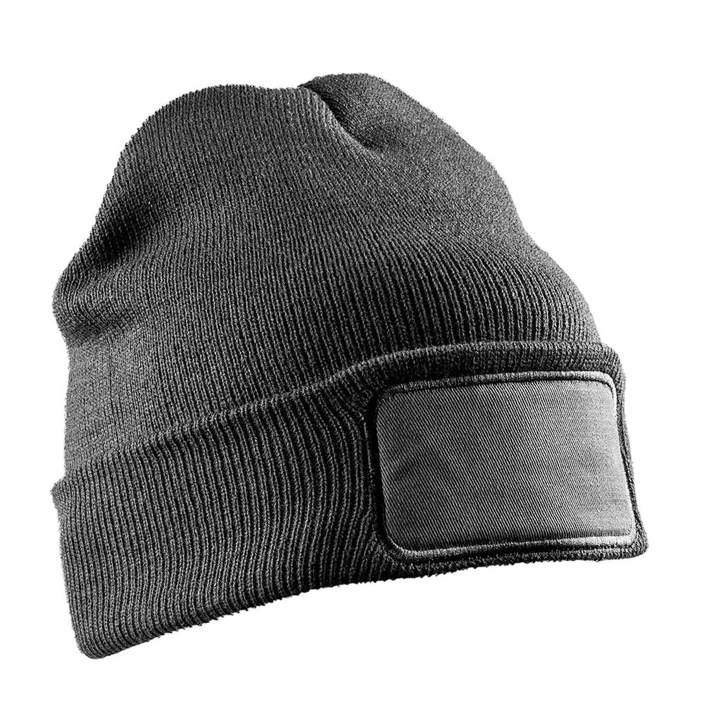 Result Genuine Recycled Printers Double Knit Recycled Beanie