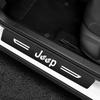 Car Door Threshold Stickers Anti Scratch Protective Film For Renegade Cherokee Compass Rubicon Patriot Trailhawk Wrangler